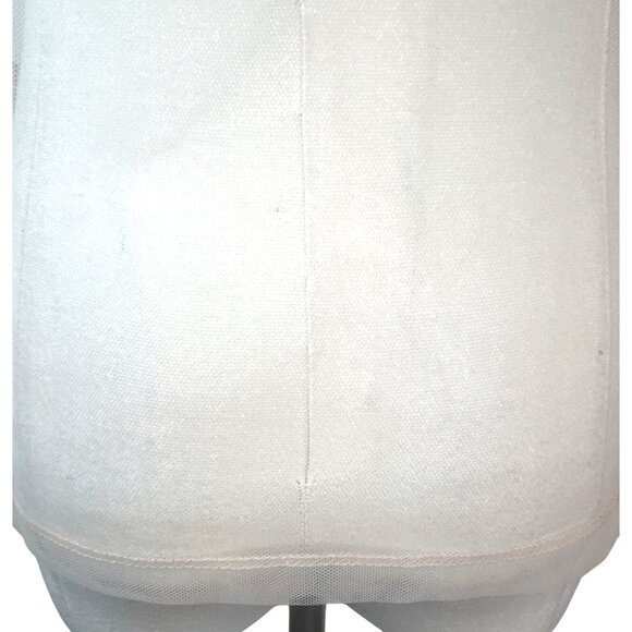 ZARA Sheer Mesh Small Floral Embroidered Long Sleeve Lightweight Dainty - Picture 10 of 14